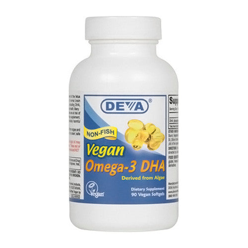 Deva Nutrition Non-Fish Vegan Omega-3 Dha Vsoftgels - 90 Ea